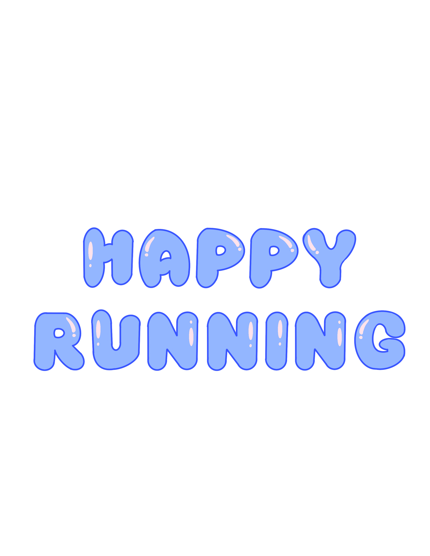 Happy Running Tattoo