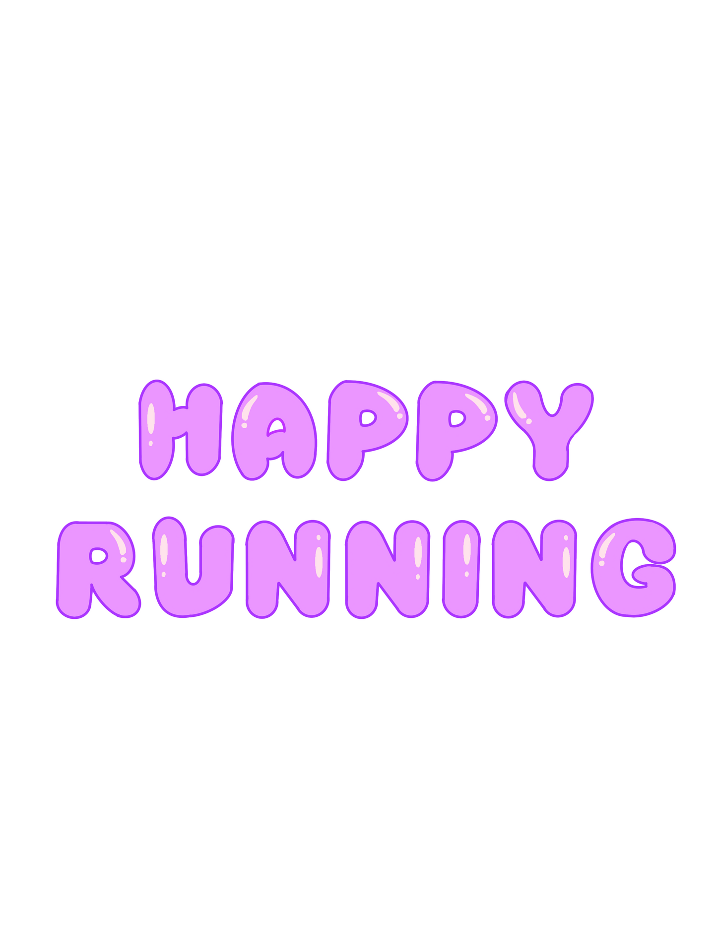 Happy Running Tattoo