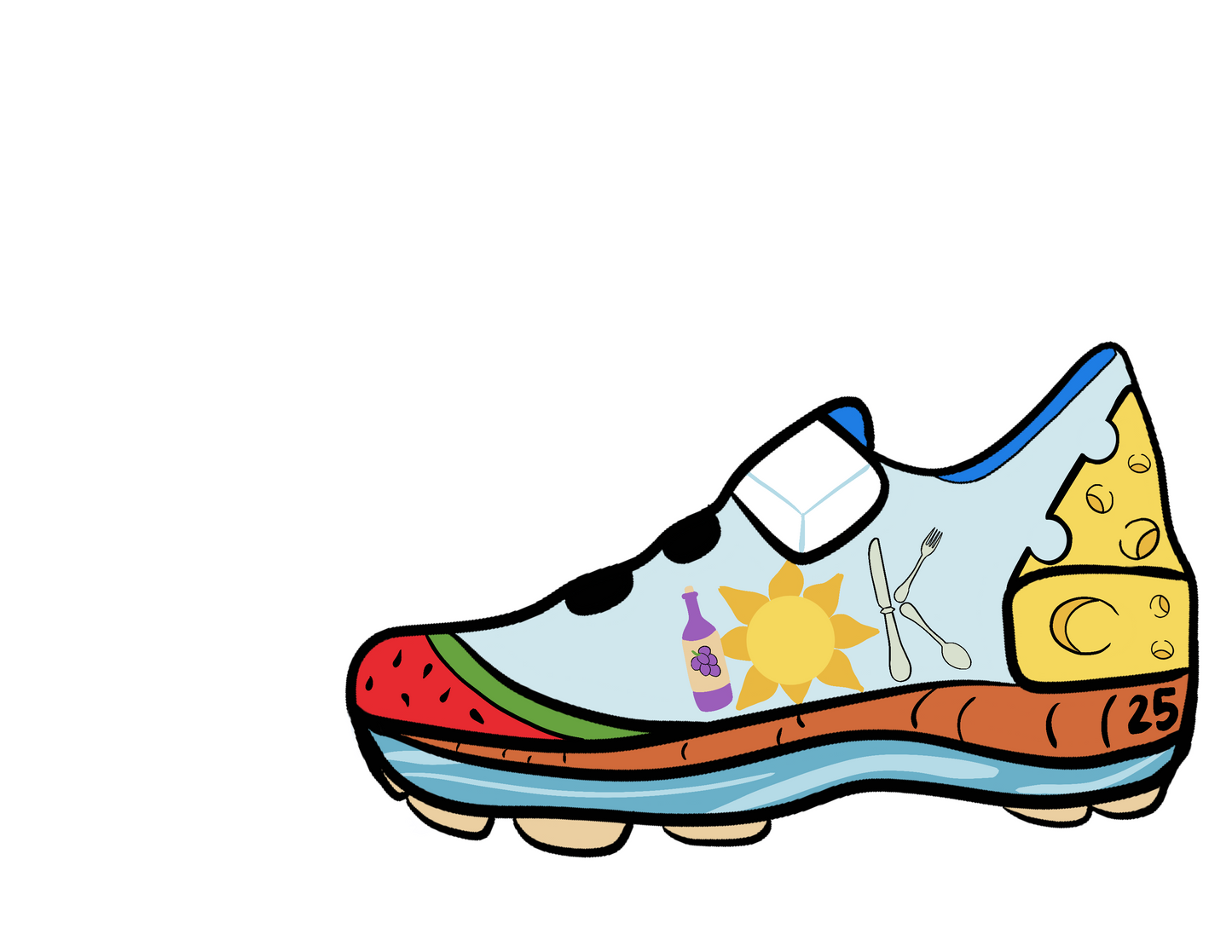 Wine & Dine Race Weekend Shoe Tattoos