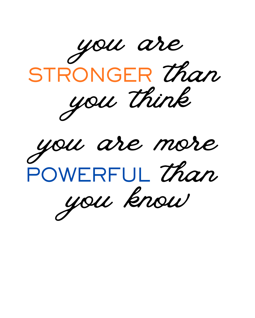 Stronger Than You Think, More Powerful Than You Know