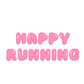 Happy Running Tattoo