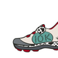 Halloween Race Weekend Shoe Tattoos
