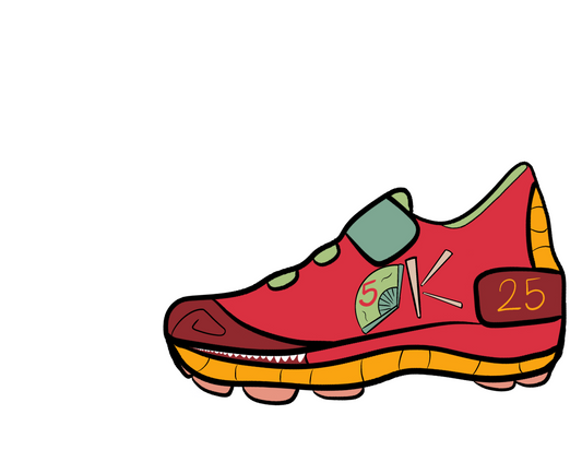 Wine & Dine Race Weekend Shoe Tattoos